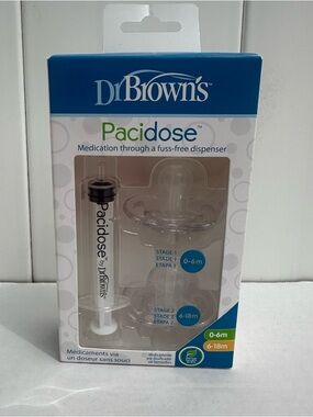 Dr. Browns Pacidose Pacifier & Oral Dispenser-Infants Baby Toddlers